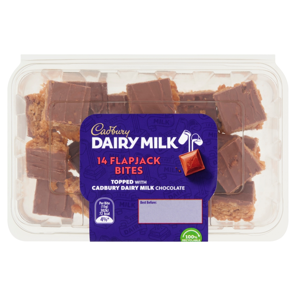 Cadbury Dairy Milk 14 Flapjack Bites 14 X Flapjack Bites